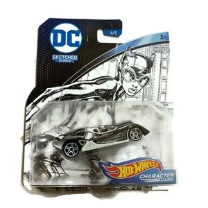 Hot Wheels character car CATWOMAN sketched series